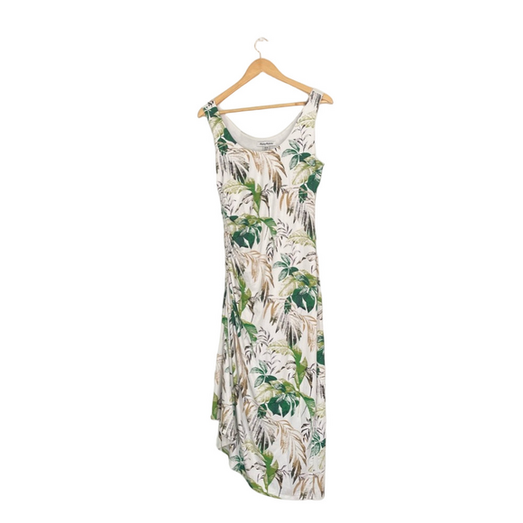 Tommy Bahama Dresses & Skirts - Tommy Bahama Tropical Leaf Print Sleeveless Dress midi
